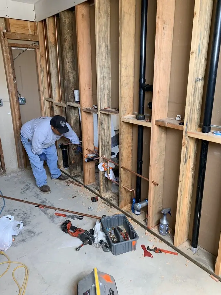 Commercial rough-in plumbing for Water Heater Replacement in Symmes Manor